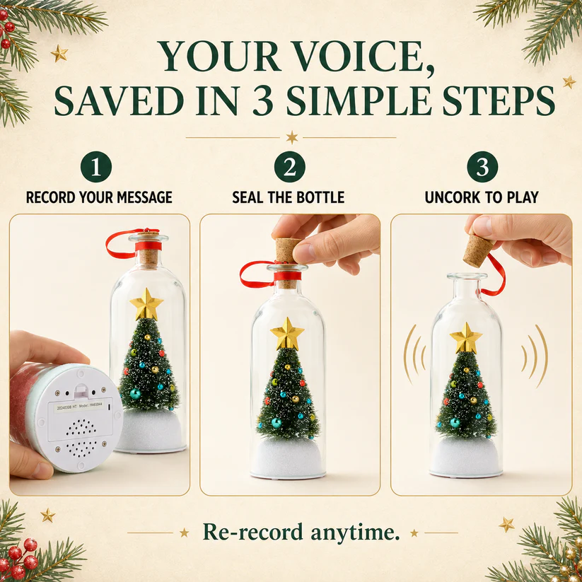 Monea™ Record-a-Message Christmas Tree