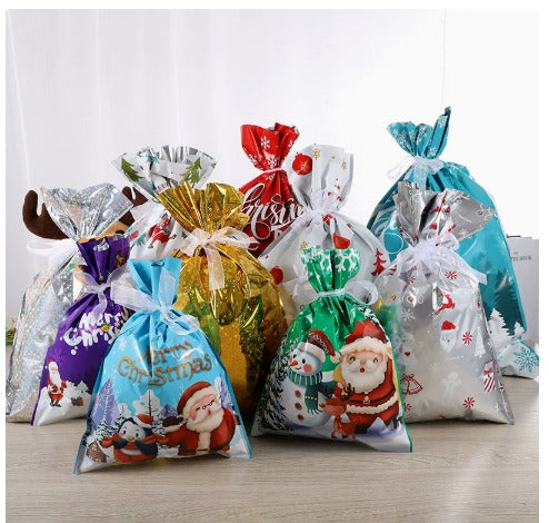 Holiday Gift Bag Set | Wrap-Free Gift Giving (10 Pcs)
